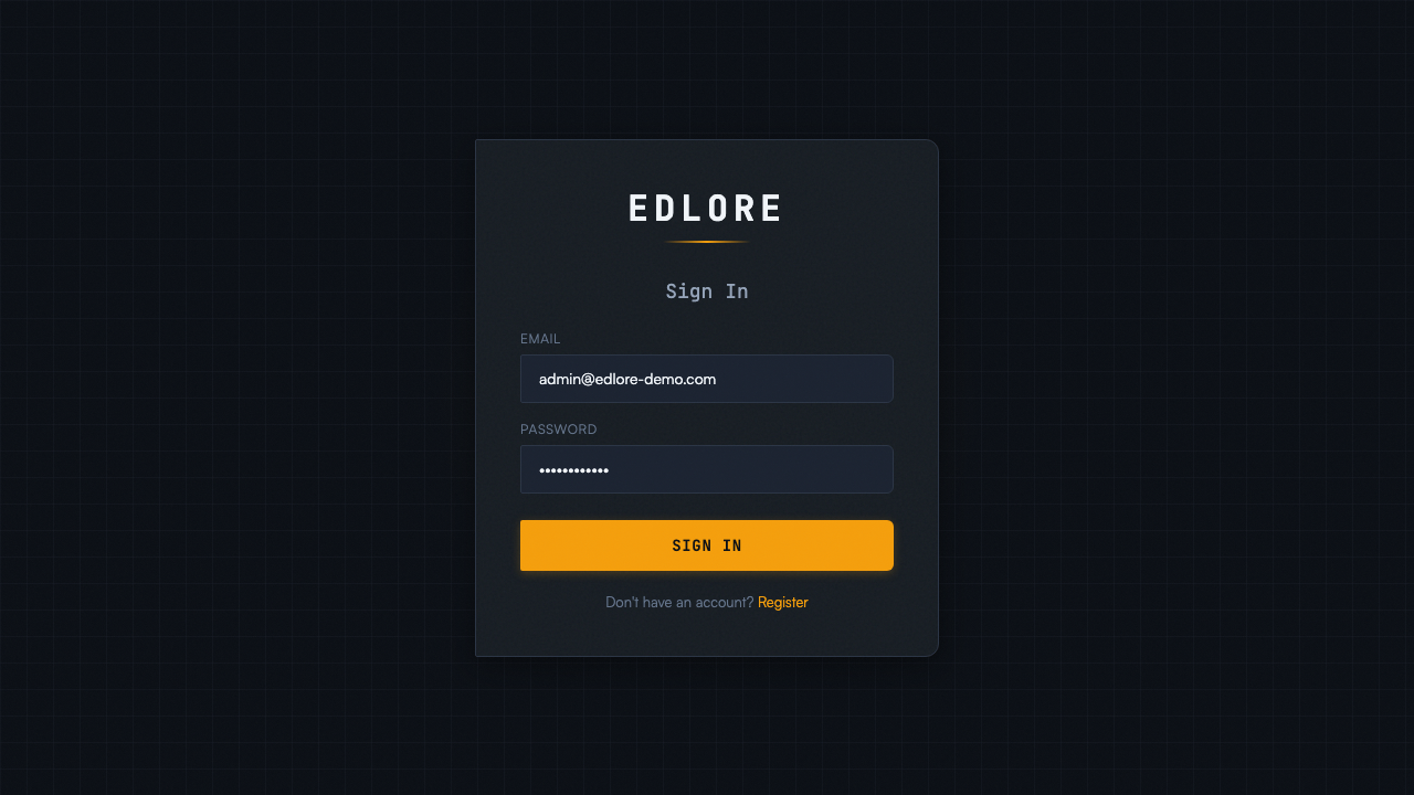 EDLORE Login